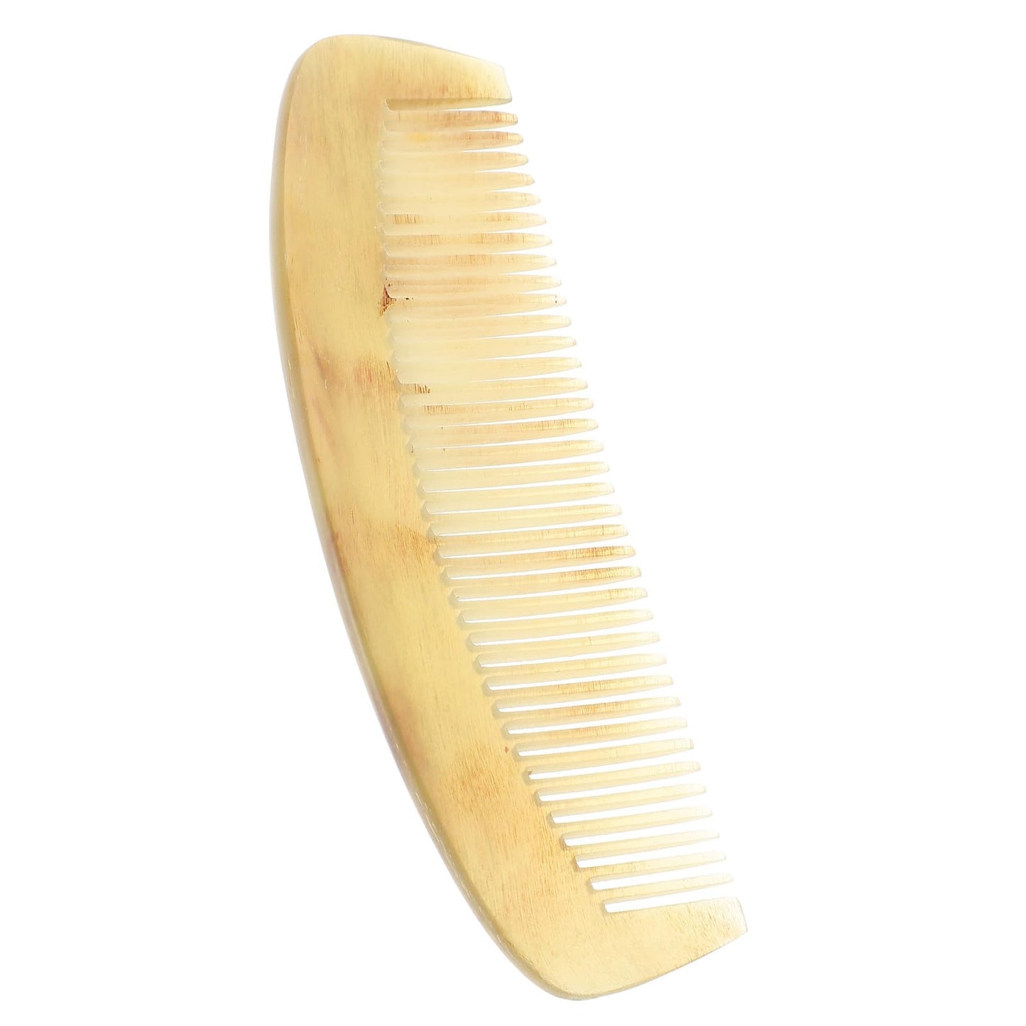 Lurrose 2pcs Horn Comb: Natural Horn Pocket Comb for Women Men Hair, Beard And Mustache Styling Beauty and Personal Care Lurrose