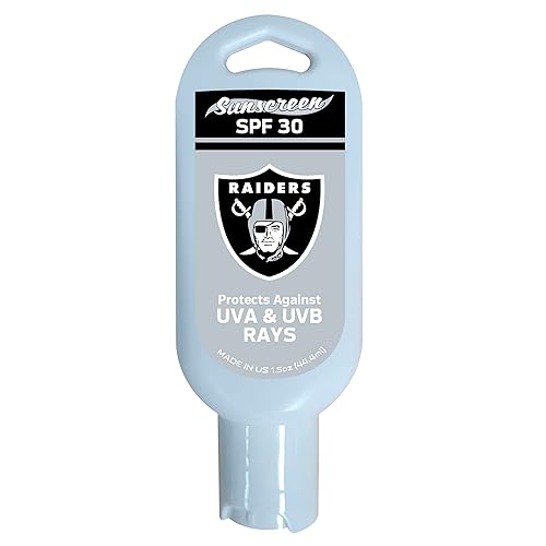 FANMATS 34681 Las Vegas Raiders 1.5oz SPF 30 Sunscreen Beauty & Personal Care FANMATS