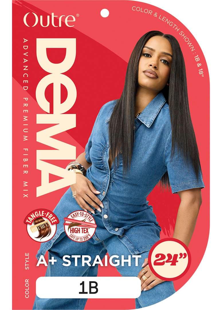 Outre DeMA - Advanced Premium Fiber Mix Synthetic Weave - A+ Straight 24" (STRAWBERRY BLONDE 27)