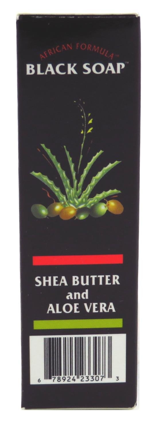 African Formula Black Soap 3.5 Ounce Shea Butter & Aloe Vera (Pack of 2) Beauty & Personal Care Genuine African Formula