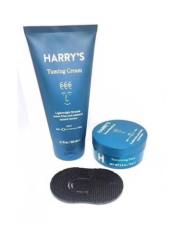 Yaco Designs: Style Harrys Hair Taming Cream+Texturizing Hair Putty for Men+bundled pocket comb Beauty & Personal Care Yaco Designs