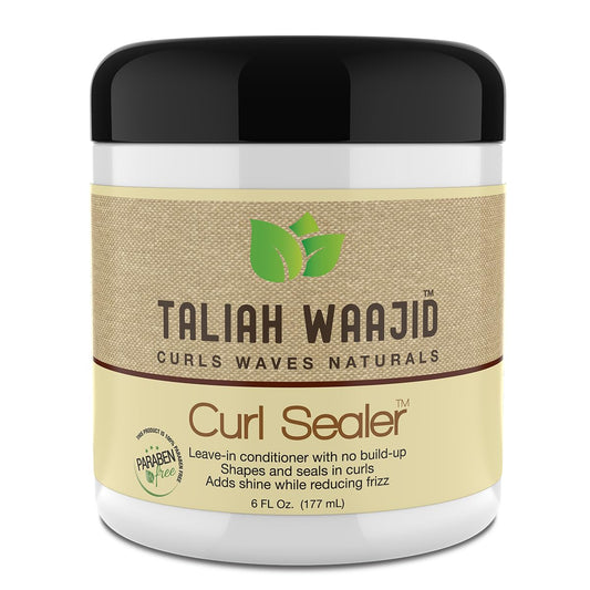 Taliah Waajid Curls Waves Natural - Curl Sealer | Leave-in-Conditioning | Shapes and Seals in Curls | No Build-up or Frizz | Stops Frizz, Adds Shine | Beauty & Personal Care Taliah Waajid black earth products