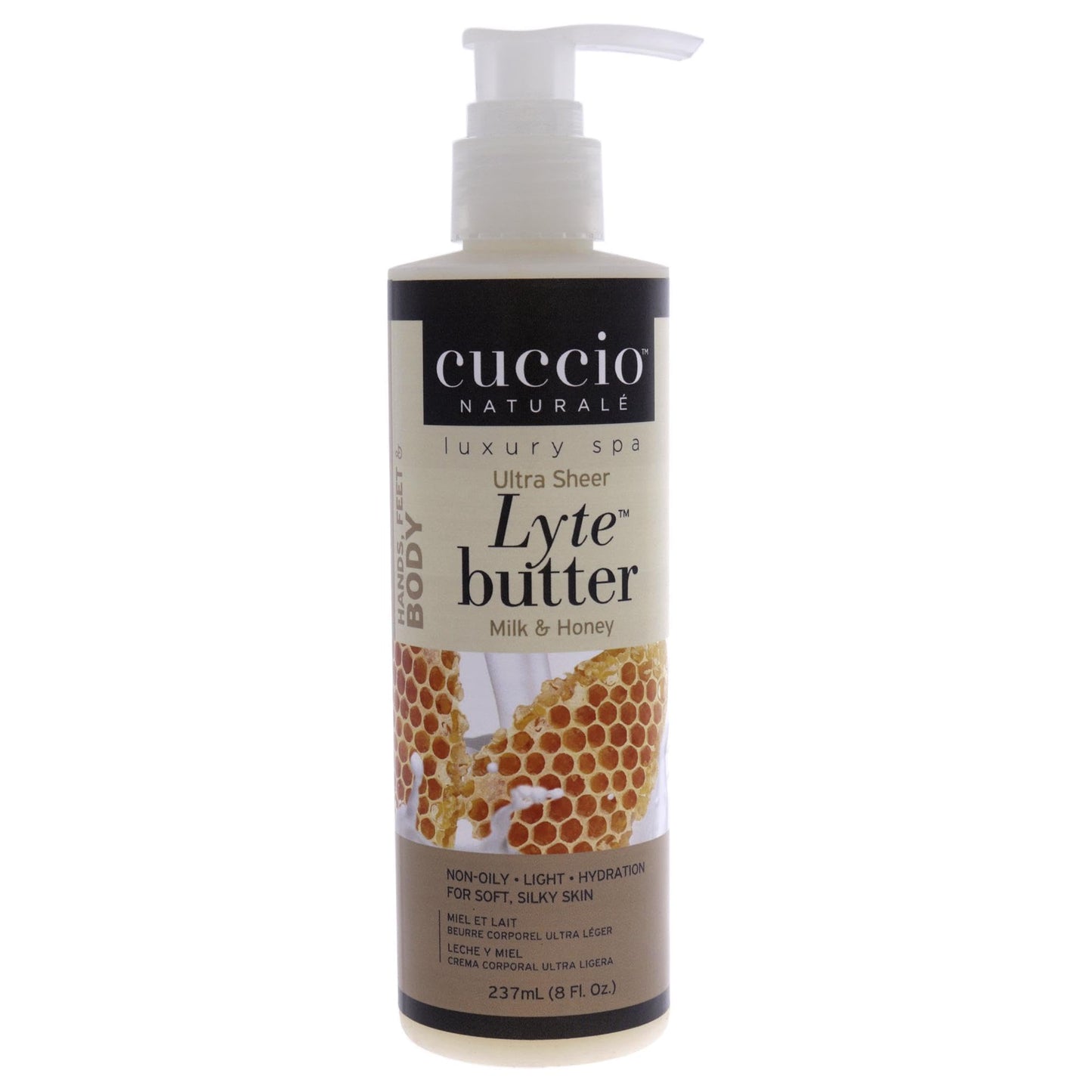 Cuccio Naturale Lyte Ultra-Sheer Body Butter - Replenishing Scented Moisturizer Cream - Deep Hydration To Repair Dry Skin - All Natural, Cruelty-Free Beauty & Personal Care Cuccio