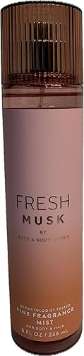 Bath & Body Works Fresh Musk Fine Fragrance Mist 8 Ounces Beauty & Personal Care Bath & Body Works