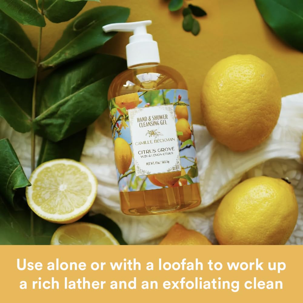 Camille Beckman Hand and Shower Cleansing Gel, Citrus Grove, 13 Ounce Beauty & Personal Care Camille Beckman