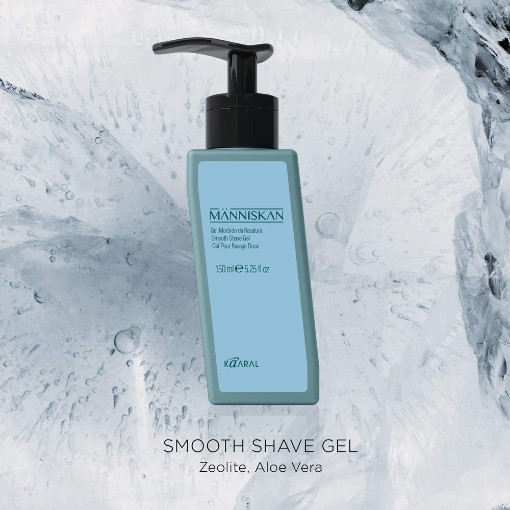 Människan Smooth Shave Gel, 150ml - Soft, Transparent Gel with Plant Extracts for a Comfortable, Precision Shave Beauty and Personal Care Kaaral