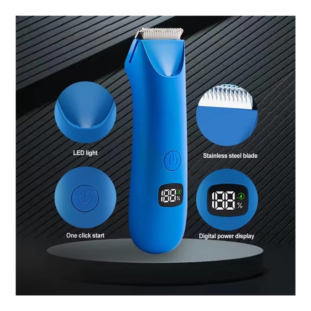 EWKYLSEM Trimmer Rechargeable Hair Clipper Cordless Cutting Machine Electric Professional for Men and Women(Blue) Beauty and Personal Care EWKYLSEM
