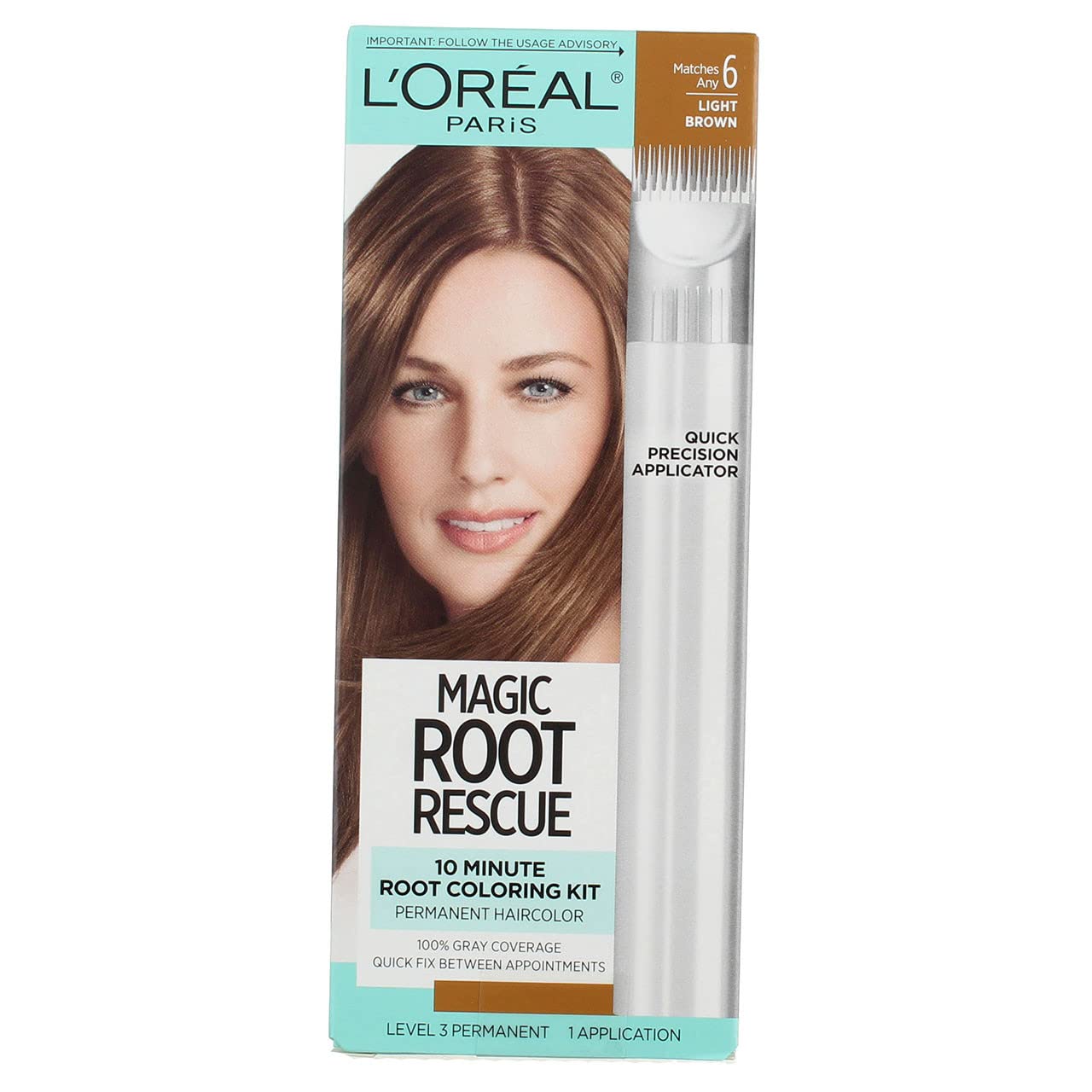 Loreal Permanent Hair Color, Level 3, Light Brown Shade 6, 1 ea (Pack of 3) Beauty & Personal Care L'Oreal Paris