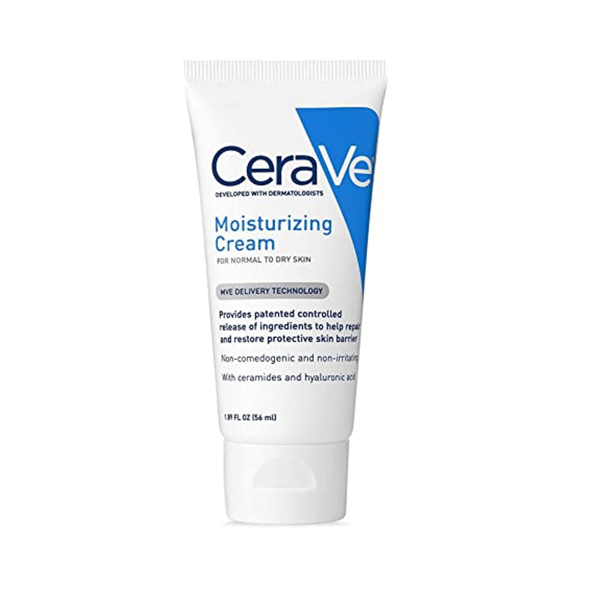 CeraVe Moisturizing Cream Combo Pack | Contains 16 Ounce with Pump and 1.89 Ounce Travel Size | Fragrance Free Beauty & Personal Care CeraVe