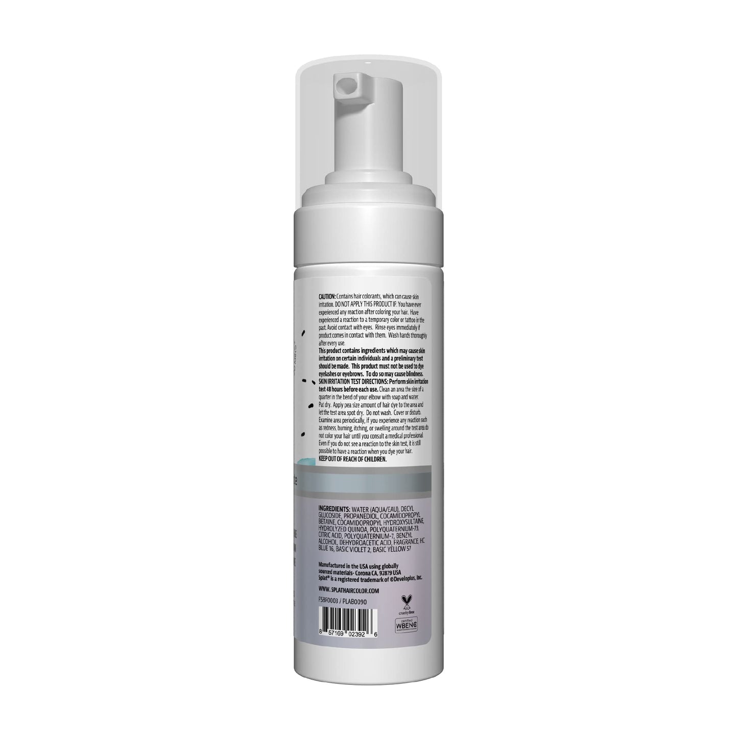 Splat Brilliant Toning Foam, Platinum Blonde, 5 oz., Hair Toner Lasts Up to 10 Washes, Weightless Conditioning Foam Increases Vibrancy and Shine Beauty & Personal Care Splat