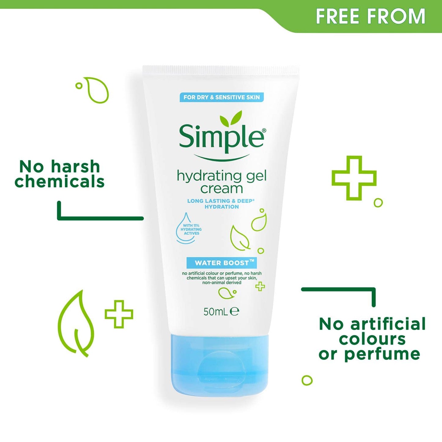 Simple Water Boost Hydrating Gel Cream, Face Moisturizer, 1.7 oz Beauty & Personal Care Simple
