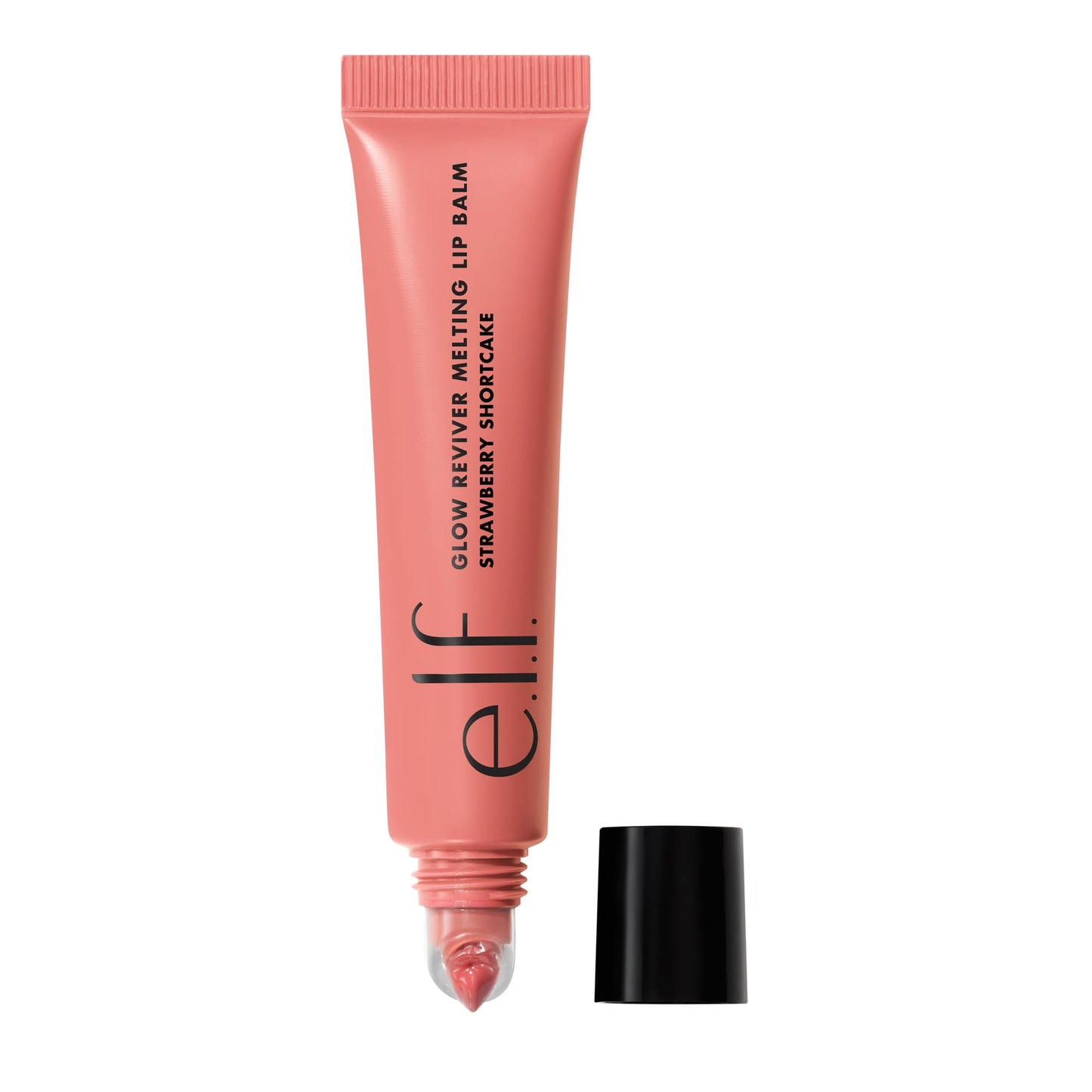 e.l.f. Glow Reviver Melting Lip Balm, Hydrating Tinted Lip Balm For A Glossy Finish & Soft, Supple Lips, Vegan & Cruelty-Free, Strawberry Shortcake Beauty & Personal Care e.l.f.
