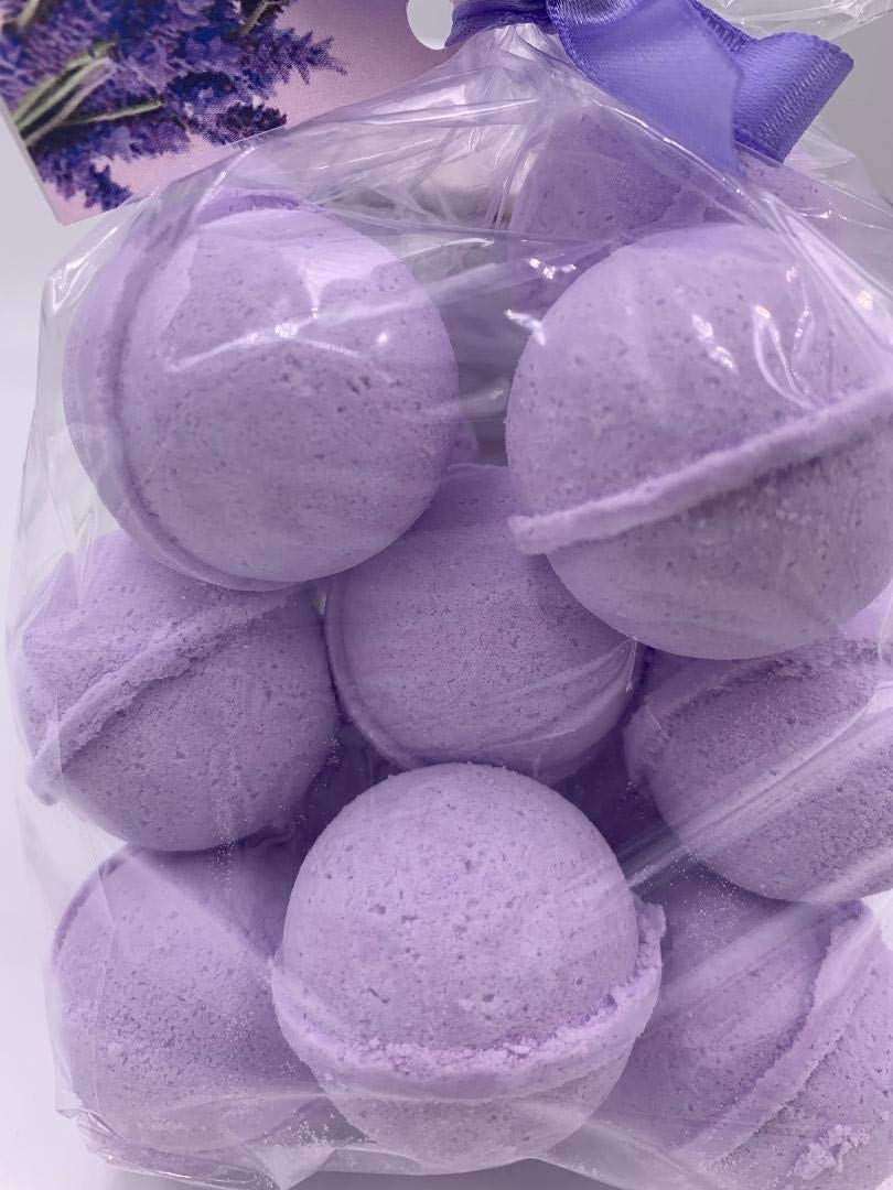 Spa Pure Tassie Lavender Bath Bombs Bath Bomb Fizzies with Shea Butter, Ultra Moisturizing (14 Oz) ...Great for Dry Skin (New Round Shape) Beauty & Personal Care Spa Girl/Spa Pure
