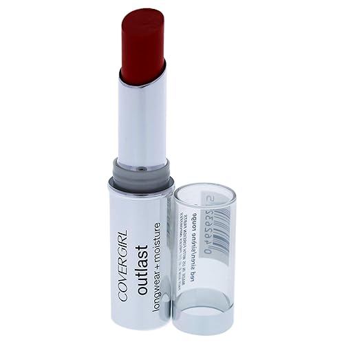COVERGIRL Outlast Longwear Lipstick Red Siren 915, .12 oz Beauty & Personal Care COVERGIRL