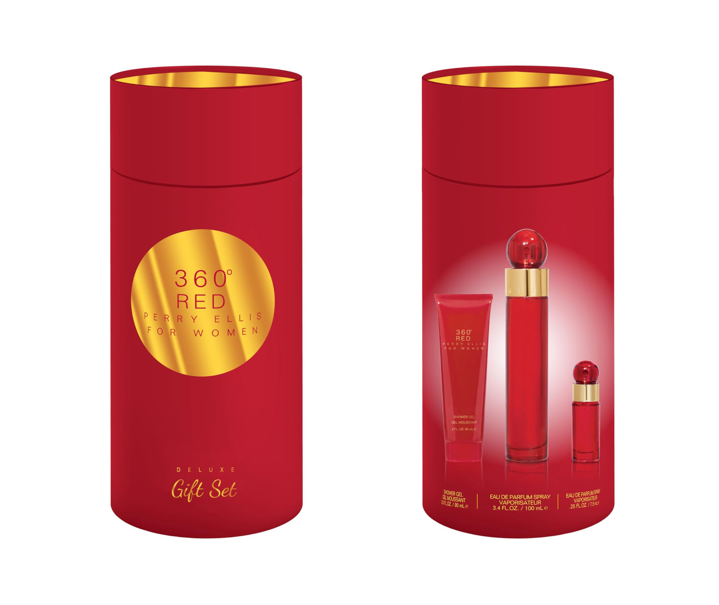 Perry Ellis 360° Red for Women 3-Piece Gift Set Beauty & Personal Care Perry Ellis