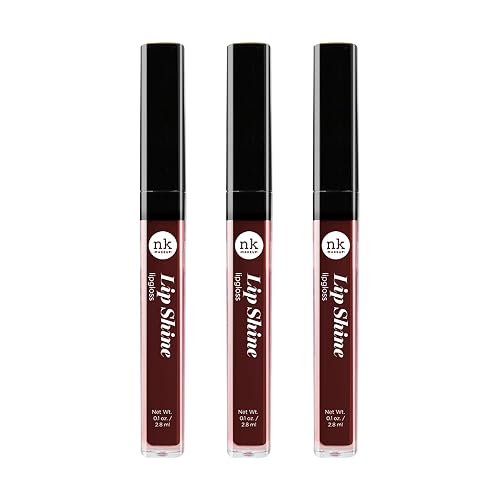 NICKA K NEW YORK Lipshine, Cosmetics, vibrant colors, bright colors, shining lips, lip shine, long lasting (AMZ260) Beauty & Personal Care NICKA K NEW YORK
