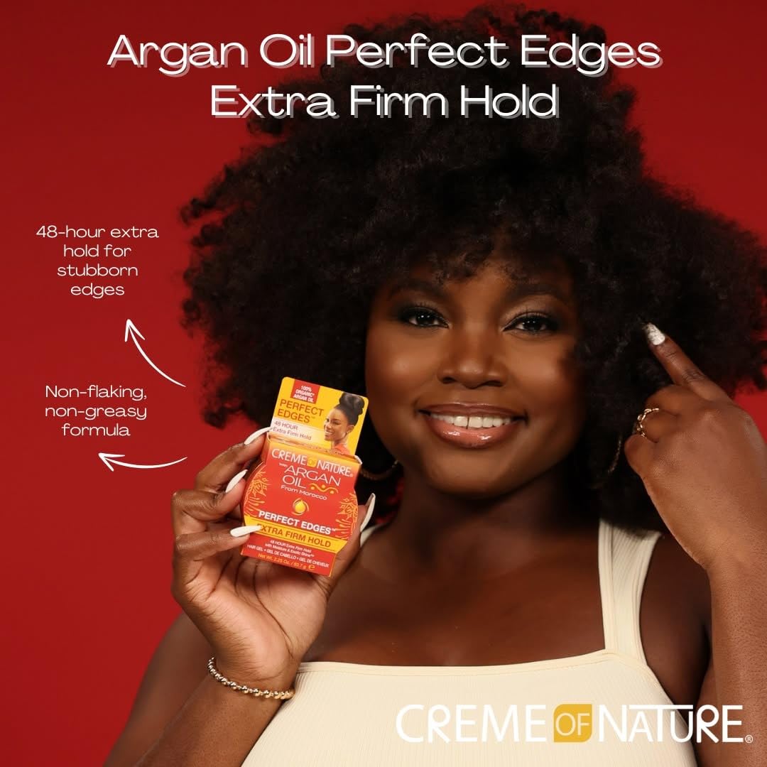 Creme of Nature Argan Oil Perfect Edges Extra Hold, 2.25 Oz (214040) Beauty & Personal Care Creme of Nature