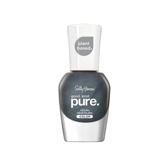 Sally Hansen Good. Kind. Pure. Nail Polish | Plant-Based, Vegan, 16-Free Formula | Opaque, Shimmery | 400 Lava Rocks | Dark Grey Nail Color Beauty & Personal Care Sally Hansen