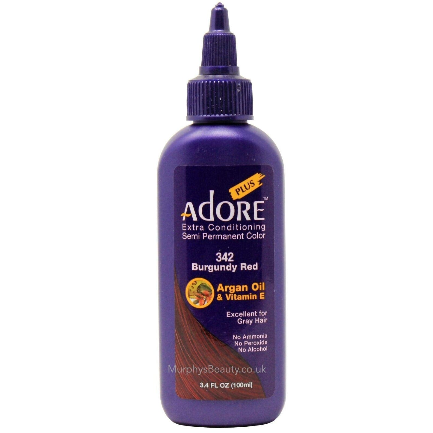 Adore Plus #342 BURGANDY RED 3.4 FL OZ Beauty & Personal Care Adore