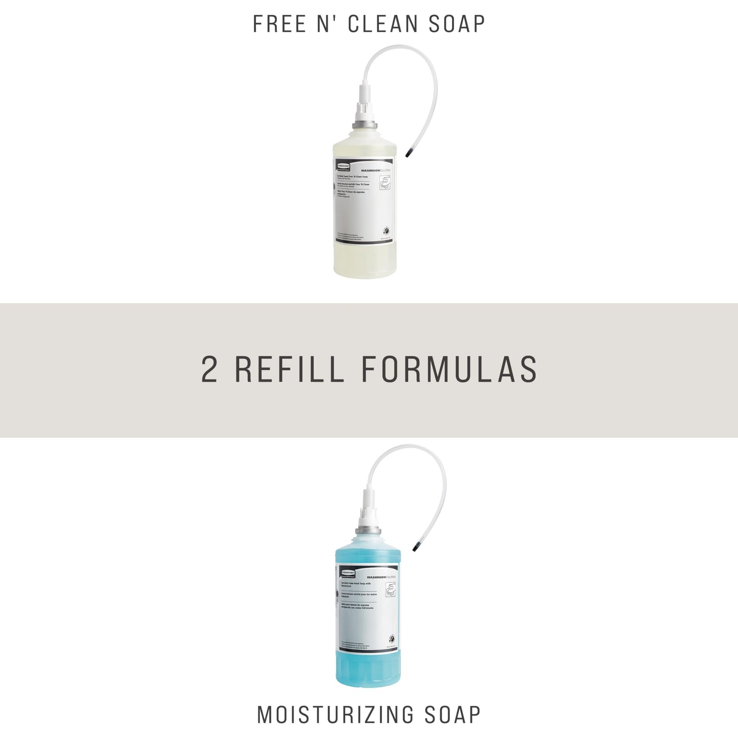 Rubbermaid Commercial Products OneShot Moisturizing Foam Hand Soap Refill, 1600mL, Green Seal Certified, Compatible with RCP's Touchless OneShot Foam Beauty & Personal Care Rubbermaid Commercial Products
