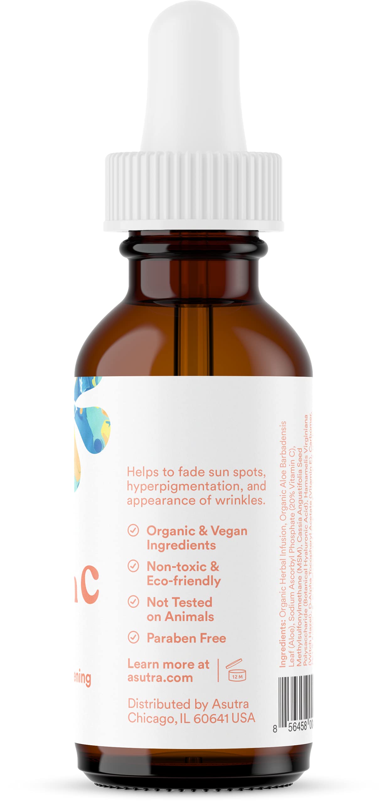 ASUTRA Face Serum Variety Pack, 3 Products - 1 fl oz 2.5% Retinol, 1 lf oz 20% Vitamin C, 1 fl oz Hyaluronic Acid Face Serum Beauty & Personal Care ASUTRA