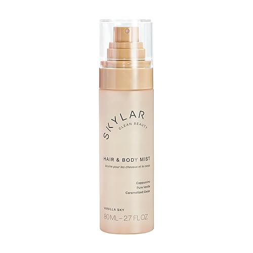 Skylar Vanilla Sky Hair & Body Mist | Hypoallergenic & Clean Fragrance | Vegan, Cruelty Free, and Safe For Sensitive Skin | 80 ML, 2.7 Fl Oz Beauty & Personal Care Skylar