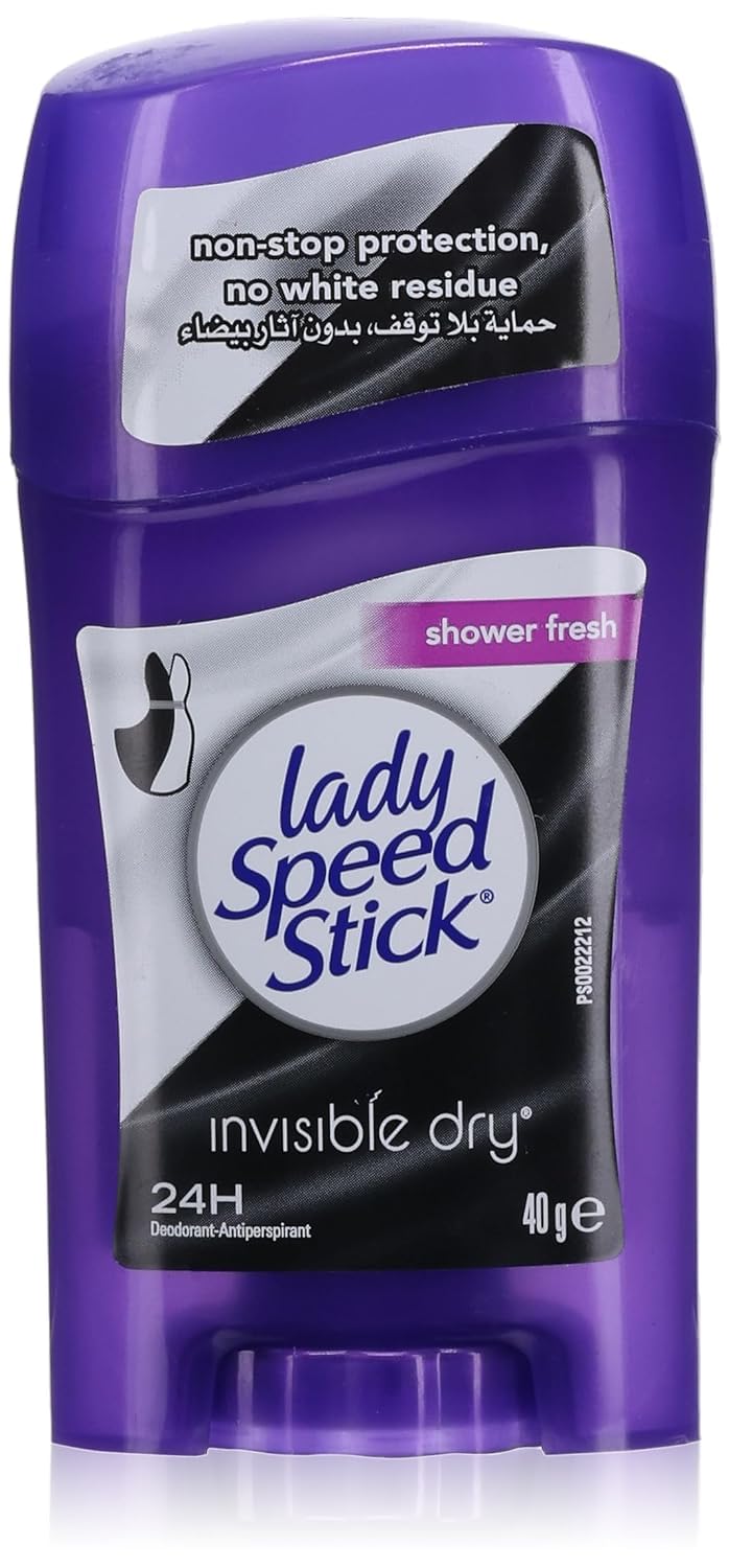 Lady Speed Stick Anti-Perspirant & Deodorant, Invisible Dry, Shower Fresh, 1.4 oz (39.6 g) Beauty & Personal Care Lady Speed Stick