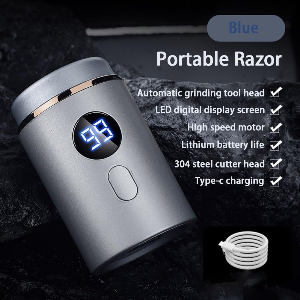 NTDRULFK Electric Razor for Men & Women, Upgrade 18-Blade, 3D Micro Float Shaver, IPX7 Waterproof, Portable & Travel-Friendly, Modern Style, Gray Beauty and Personal Care NTDRULFK