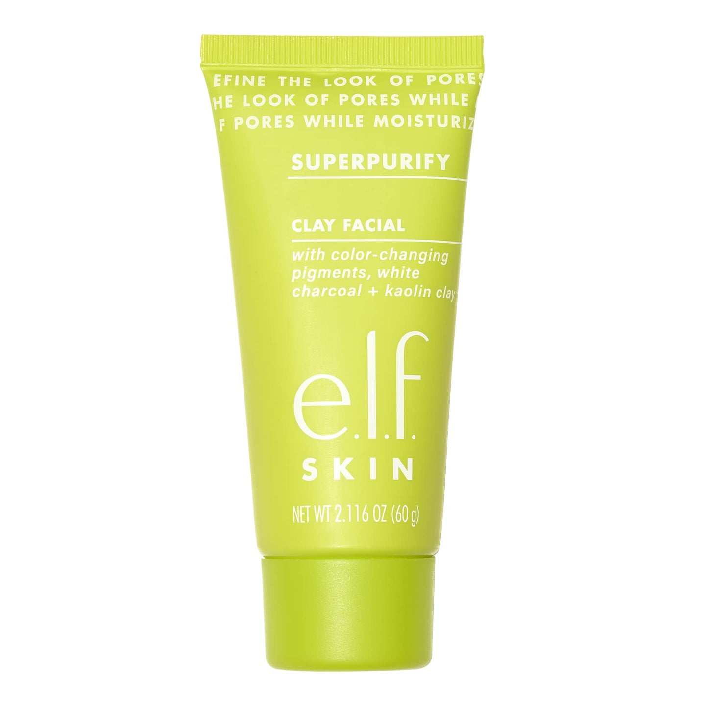 e.l.f. SKIN SuperPurify Clay Facial, Colour-Morphing Mask For Detoxifying & Smoothing Skin, Minimise Pores & Reduce Excess Oil Beauty & Personal Care e.l.f.