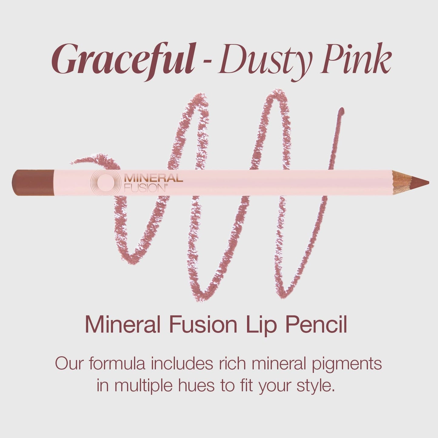 Mineral Fusion Lip Pencil, Graceful (Packaging May Vary) Beauty & Personal Care Mineral Fusion