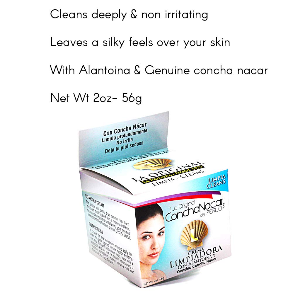 PERLOP Concha Nacar Crema Limpiadora, Cleansing Cream 2 oz Beauty & Personal Care PERLOP