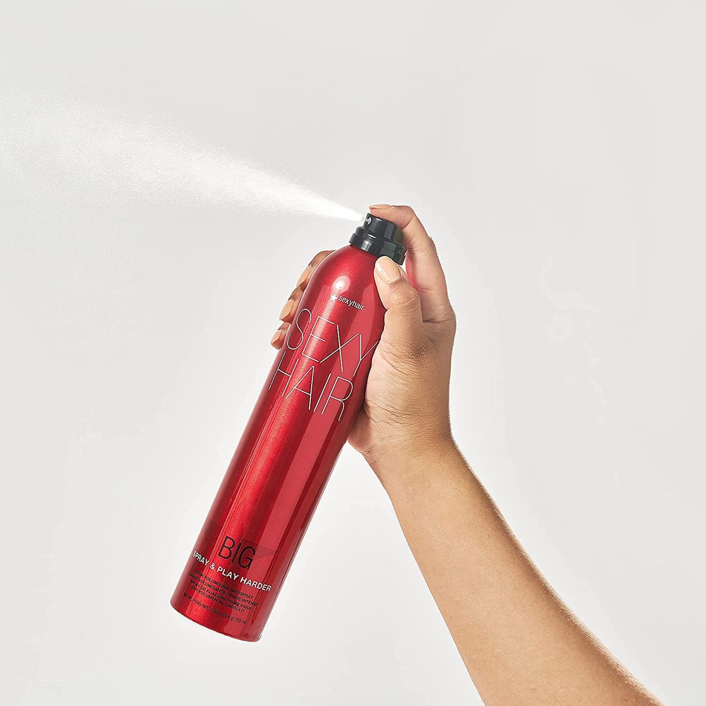 SexyHair Big Spray & Play Harder Firm Volumizing Hairspray, 10 Oz | All Day Hold and Shine | Up to 72 Hour Humidity Resistance Beauty & Personal Care SexyHair