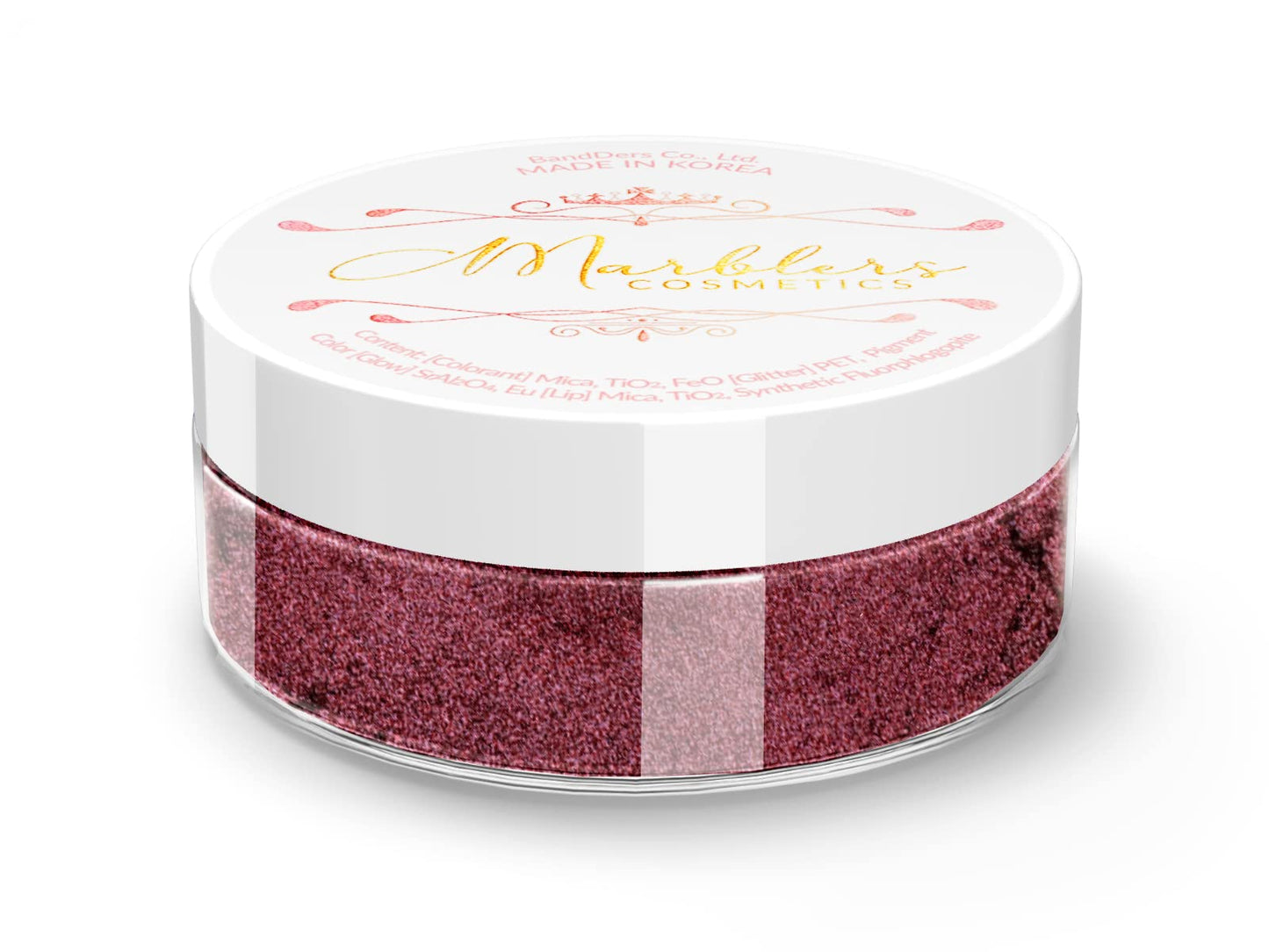 MARBLERS Fine Synthetic Mica Powder [Grace Maroon] 0.11oz (3g) | Highly Pigmented | Non-Toxic, Vegan, Cruelty-Free | Lip Gloss, Lipstick, Bath Bomb Beauty & Personal Care MARBLERS