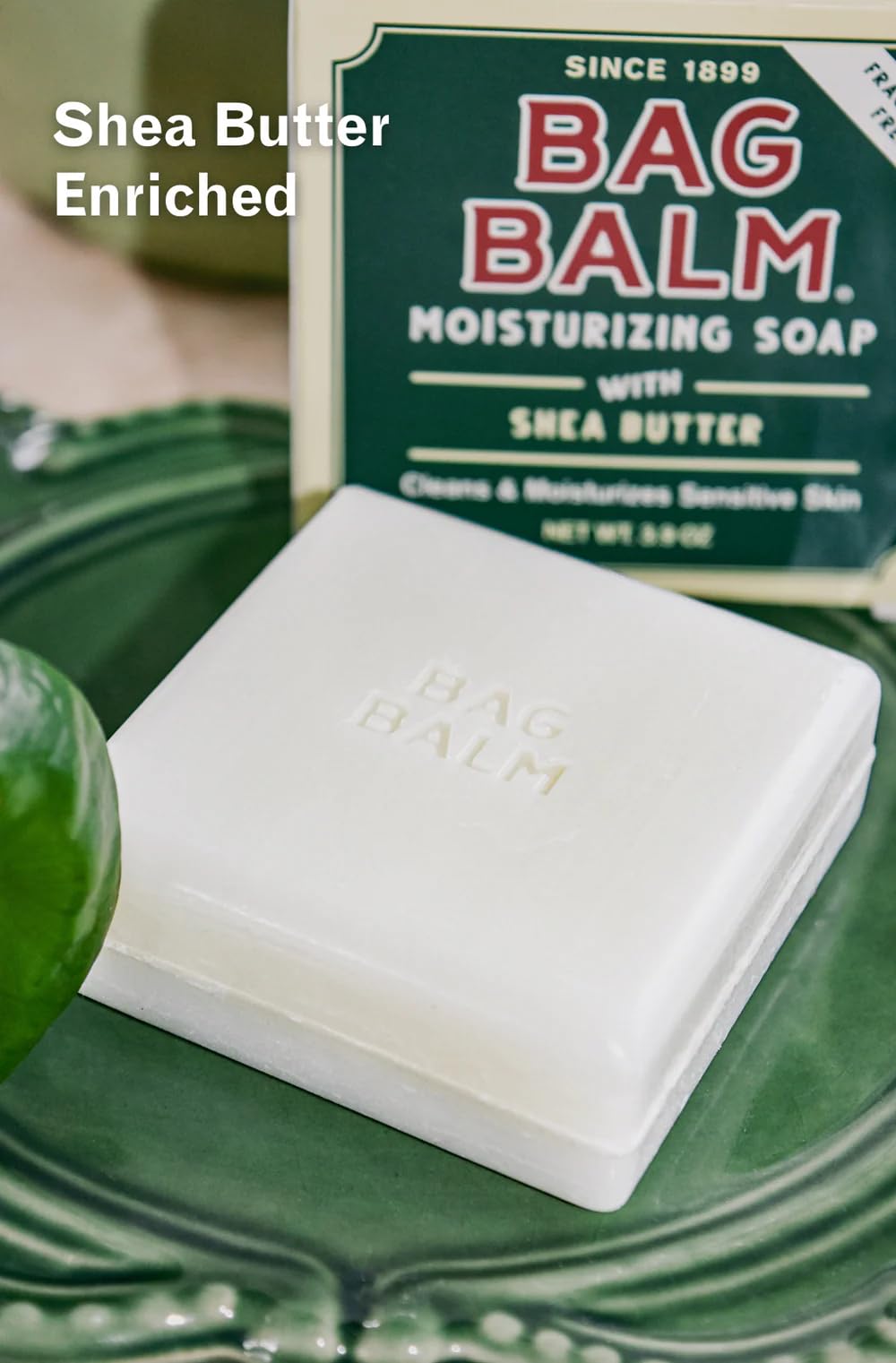 Bag Balm Vermont's Original Shea Butter Bar Soap (3-Pack) Beauty & Personal Care Bag Balm