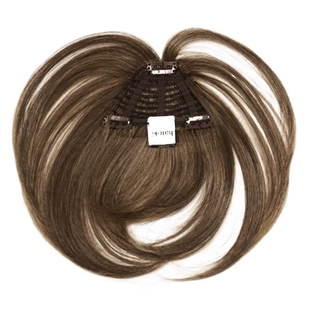 Hairdo Trendy Fringe Just Bangs Hairpiece Add-On by Hairuwear, T12T Pecan Brown
