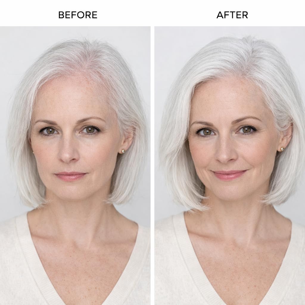 diCESARE NEW Silver Hair Building Fiber - Fuller Looking Gray Hair - Lightweight Coverage for Thinning Areas - NOW IN 2 SIZES Beauty & Personal Care DICESARE
