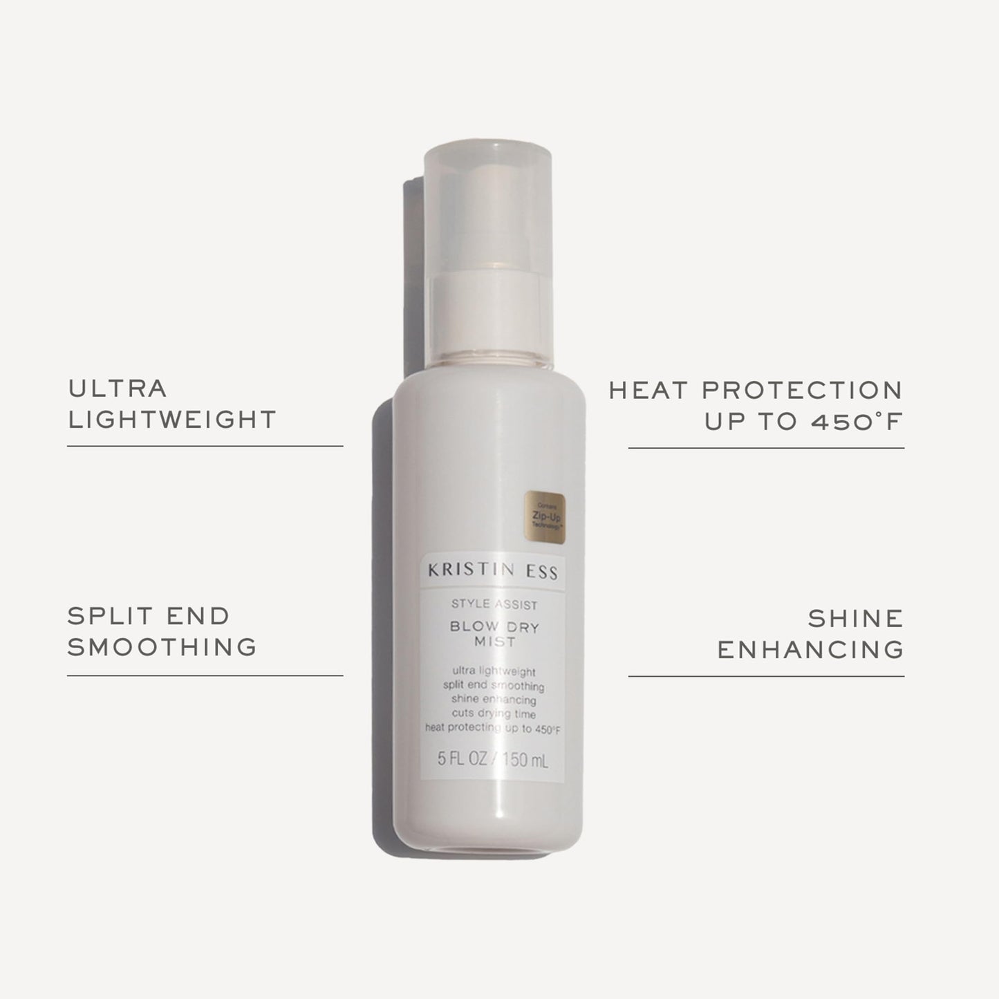 Kristin Ess Hydrating Heat Protection Spray for Hair - Blow Dry Frizz Control + Shine Enhancing -Anti Humidity Thermal Heat Protectant Spray - Repair Beauty & Personal Care Kristin Ess