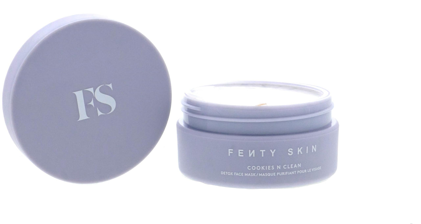 Fenty Skin Cookies N Clean Whipped Clay Pore Detox Face Mask with Salicylic Acid + Charcoal 2.5 oz/ 75 mL Beauty & Personal Care Fenty Skin