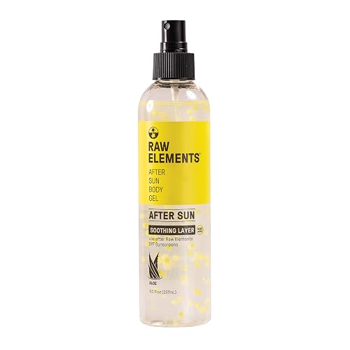 Raw Elements After Sun Body Gel Skin Care with Aloe Balls Beauty & Personal Care Raw Elements