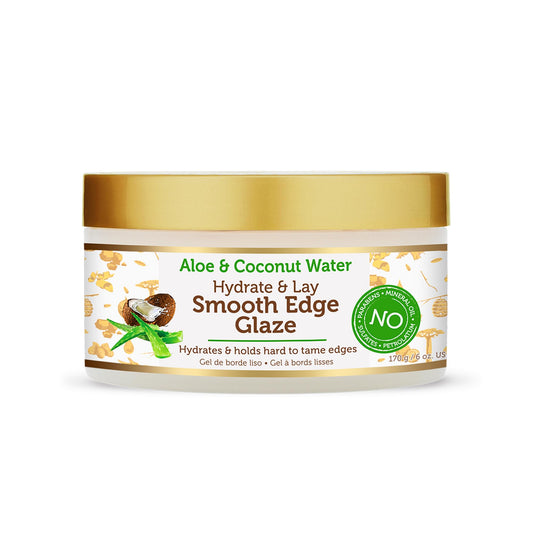 African Pride Moisture Miracle Smooth Edge Glaze - Maximum Edge Control & Hydration, Non-Flaking Edge Gel | Natural Ingredients, Coconut & Aloe Water Beauty & Personal Care African Pride