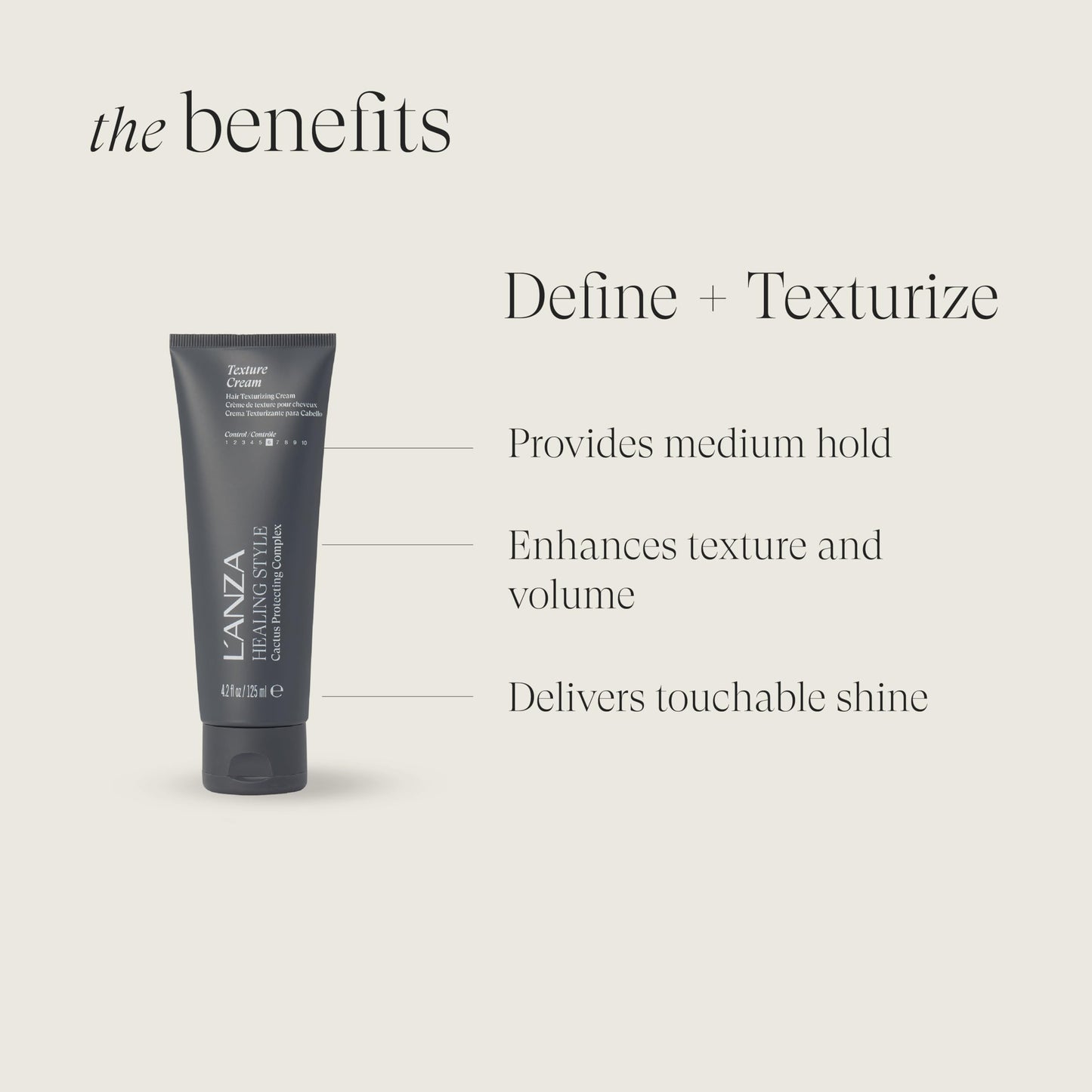 L'ANZA Healing Style Texture Cream with Medium Hold Effect, Nourishes and Refreshes the Hair, Controls Tangling and Protects from Heat and UV Rays Beauty & Personal Care L’ANZA