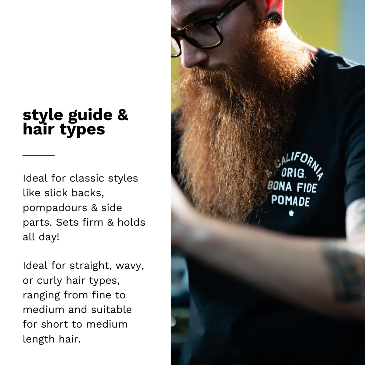 Bona Fide Pomade, Original Hold 4 oz. | Medium Hold, High Shine, Water-Based Pomade, Non-Flaking Easy to Wash Out Formula, Pink Grapefruit Fragrance Beauty & Personal Care Bona Fide Pomade