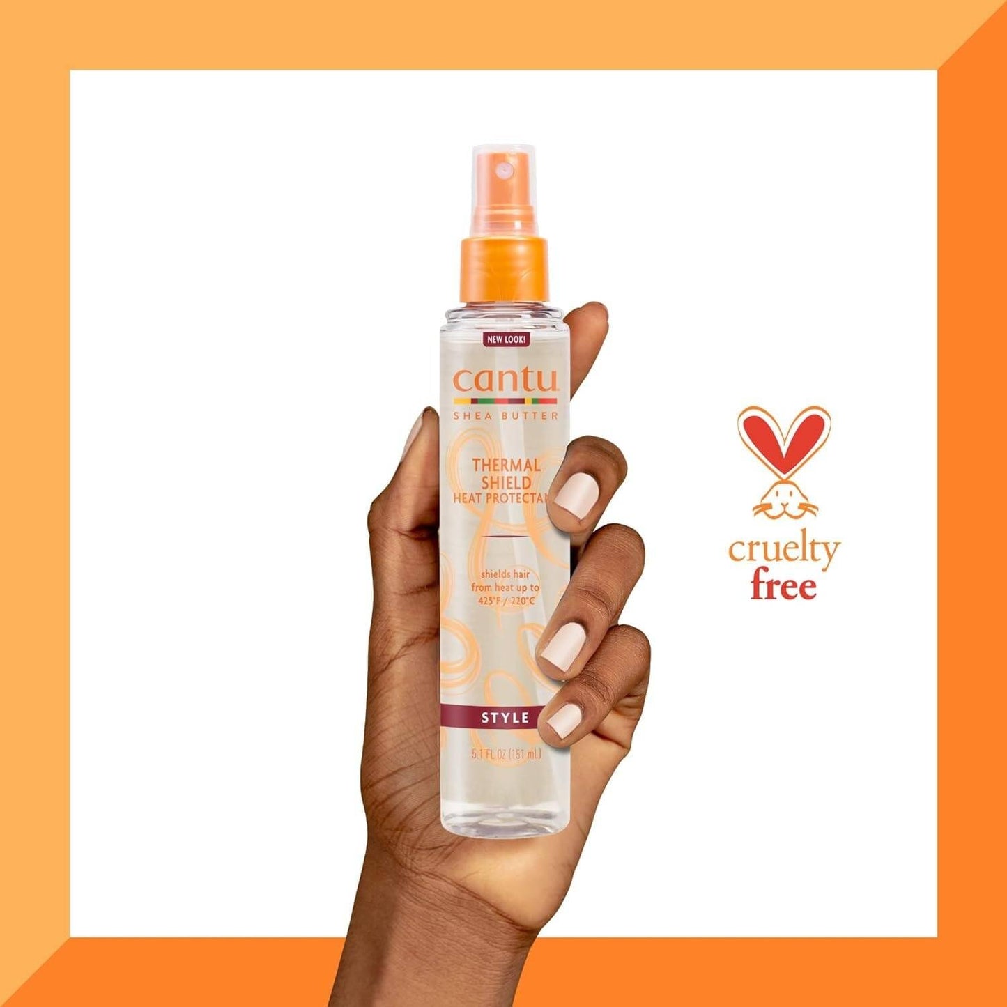 Cantu Shea Butter Thermal Shield Heat Protectant 5.1 Ounce (150ml) Beauty & Personal Care Cantu