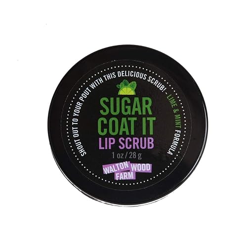 Walton Wood Farm Sugar Coat It Lip Scrub Lime & Mint 1 oz (Sugar Coat It) Beauty & Personal Care Walton Wood Farm