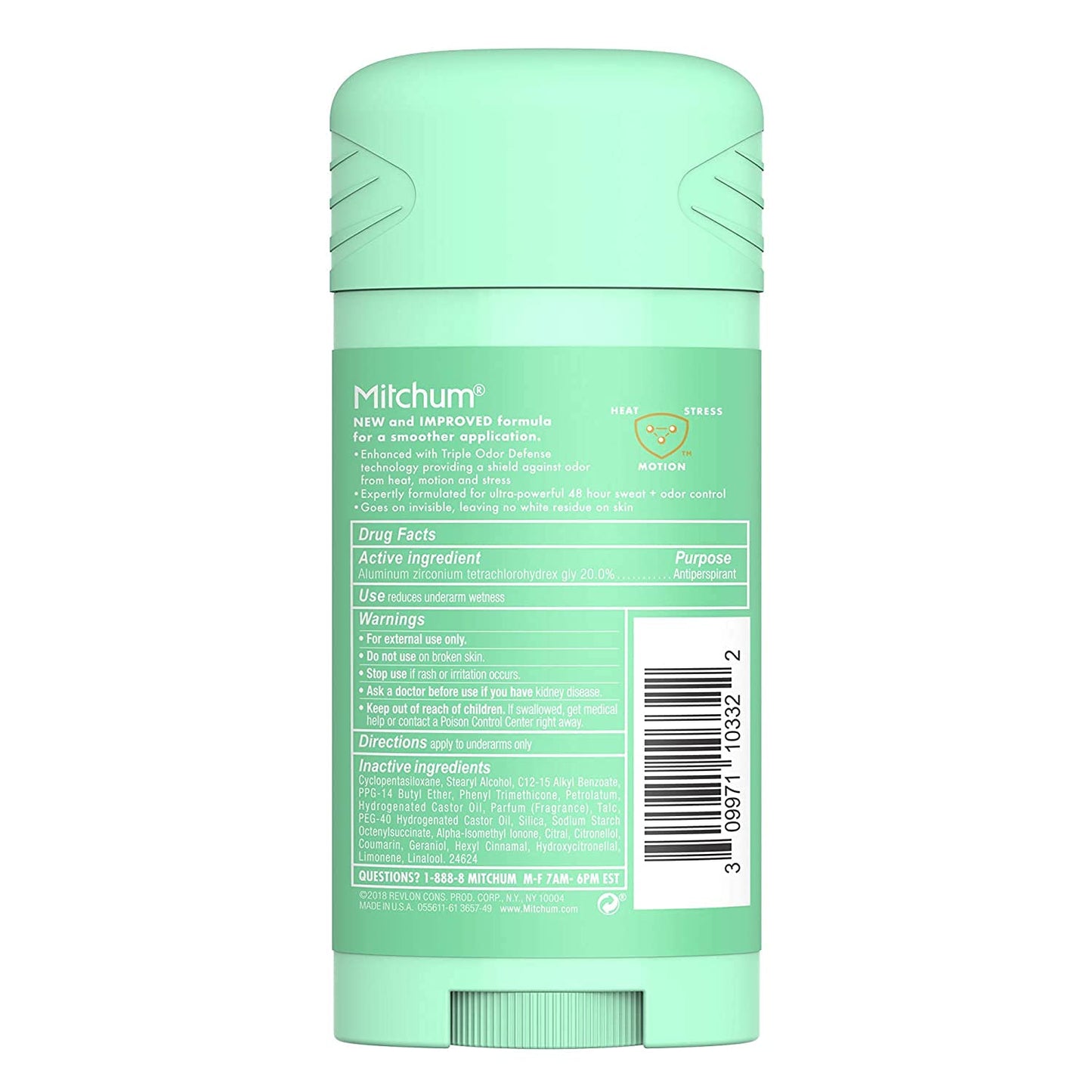 Mitchum Women Triple Odor Defense Invisible Solid 48HR Antiperspirant & Deodorant, Pure Fresh, 2.7 OZ - 4 Pack Beauty and Personal Care Mitchum