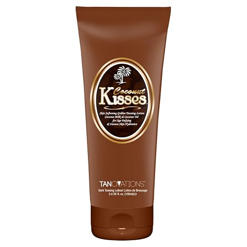 Ed Hardy Coconut Kisses Golden Tanning Lotion Cruelty Free, Gluten Free, Mineral Oil Free, DHA Free for All skin type, 3.4 oz Beauty & Personal Care ED HARDY