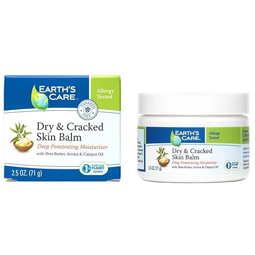 Earth's Care Dry and Cracked Skin Balm, Allergy-Tested, No Parabens, Colors or Fragrances, 2.5 OZ. Beauty & Personal Care Earth's Care