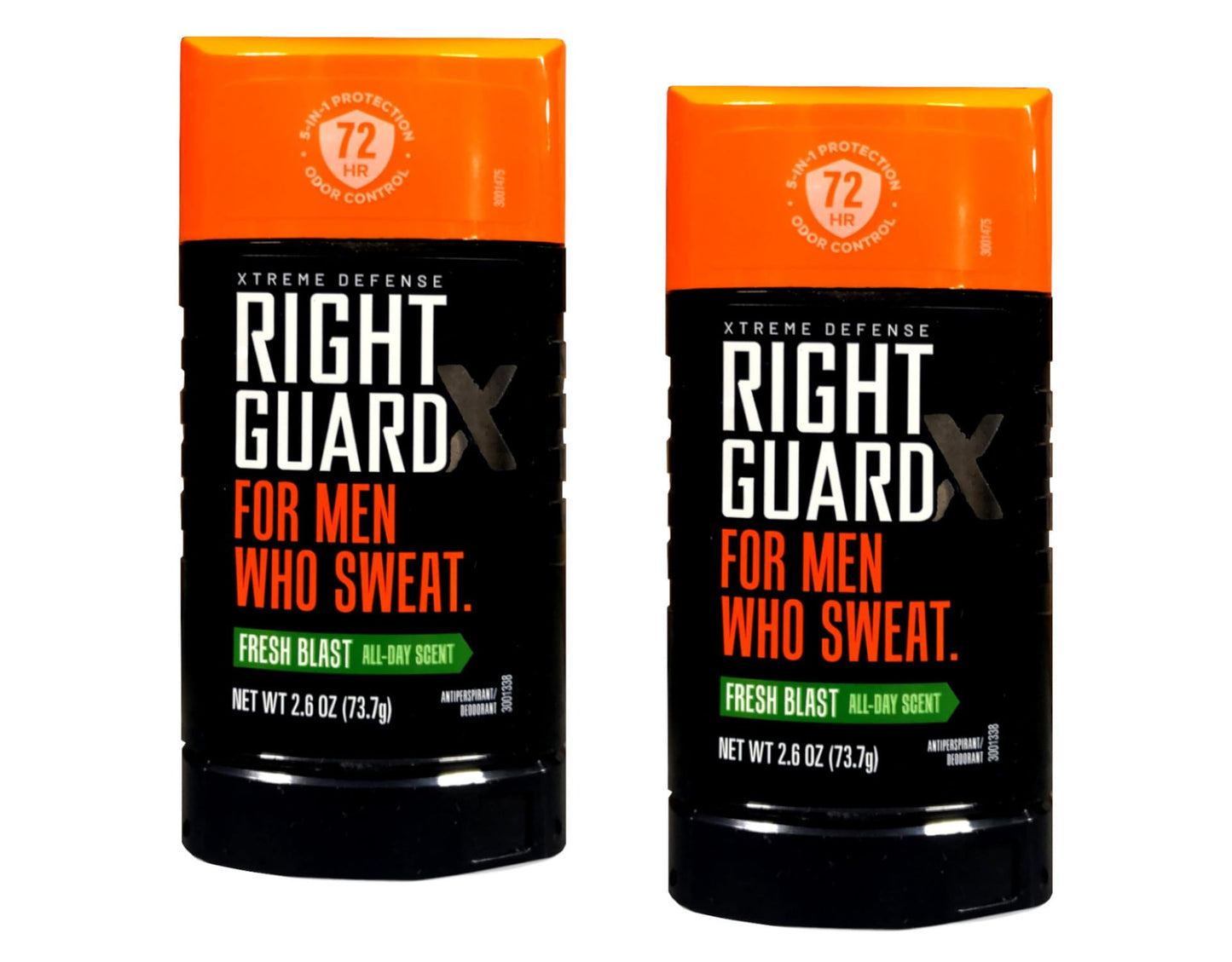 Right Guard Xtreme Defense 5 Anti-Perspirant & Deodorant, Fresh Blast 2.60 oz ( Packs of 2) Beauty and Personal Care Right Guard