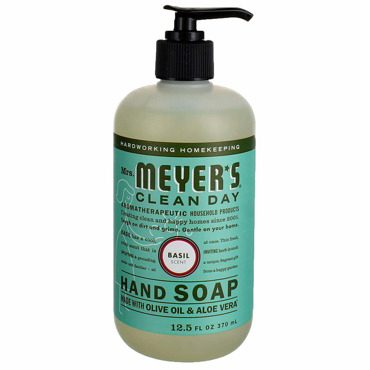 MRS. MEYER'S CLEAN DAY Hand Soap, Basil Scent, 12.5 Fl Oz Bottle (Pack of 6) Beauty & Personal Care Mrs. MEYER'S
