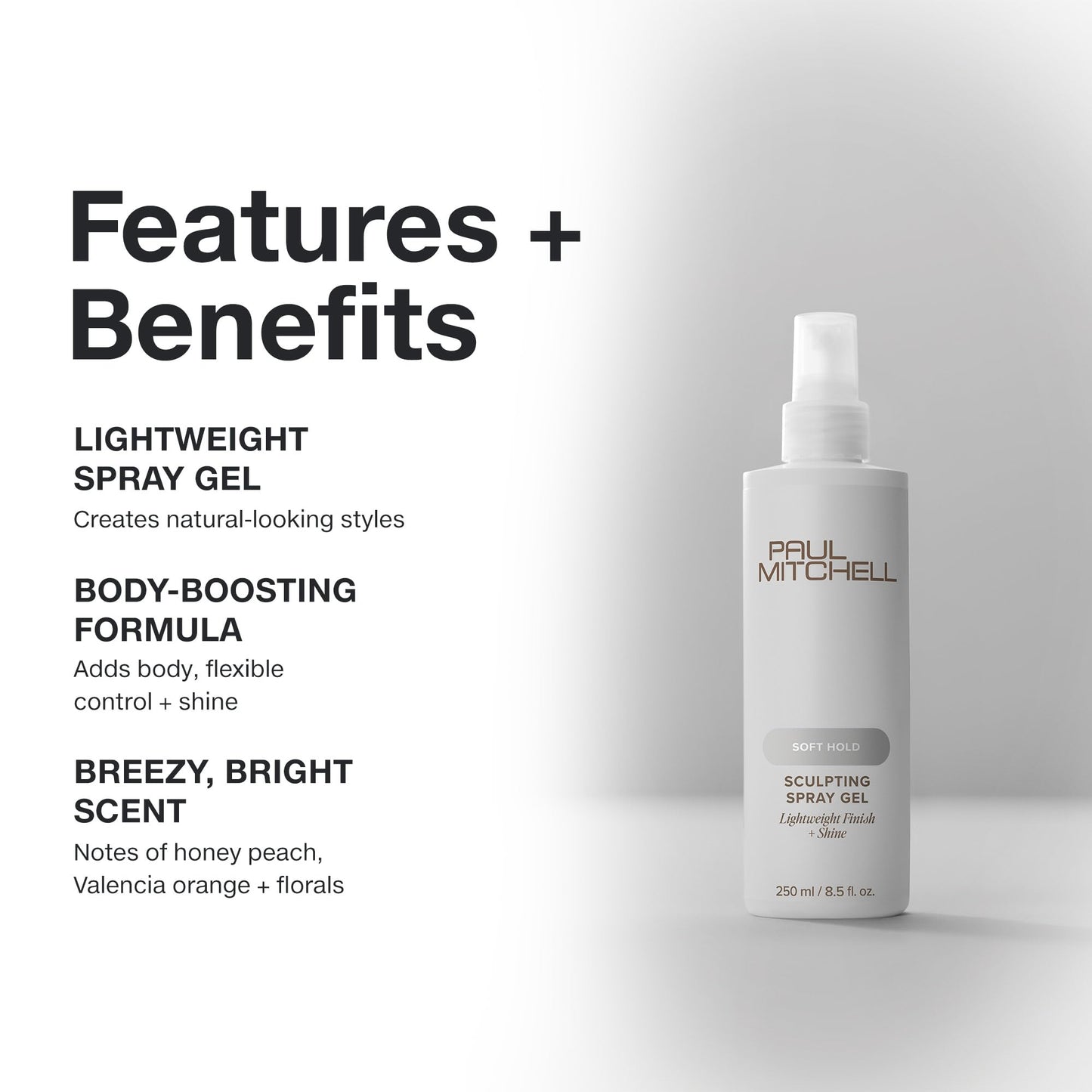 Paul Mitchell Soft Sculpting Spray Gel, Natural Hold, Soft Finish, For All Hair Types, 33.8 fl. oz. Beauty & Personal Care Paul Mitchell